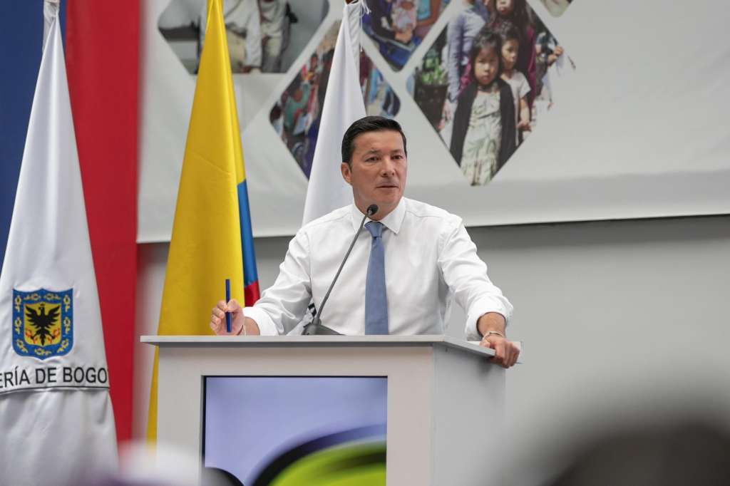 El registrador Hernán Penagos durante la jornada de información sobre los Consejos de Juventud este 16 de julio.