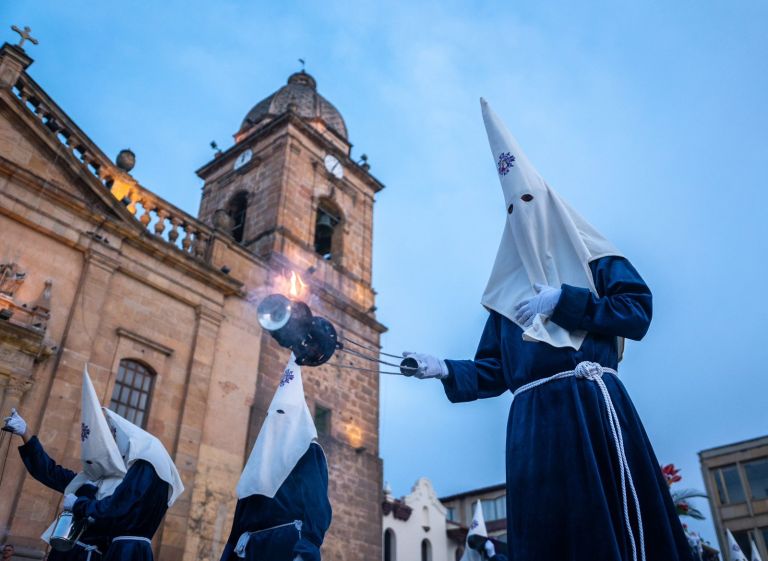 Semana Santa en Tunja, procesión de Jueves Santo.