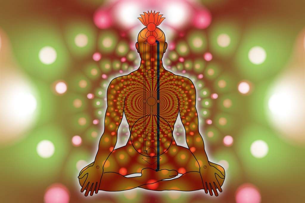 Los chakras son siete y representan la unión entre la conciencia o la mente y la materia o el cuerpo.