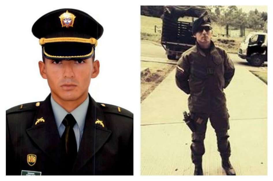 El subteniente Édgar Andrés Báez  / Cortesía Policía Nacional