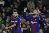 Messi lidera al Barcelona en la goleada frente al Betis