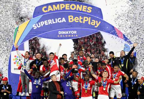 Independiente Santa Fe, el primer campeón también es el supercampeón de Colombia