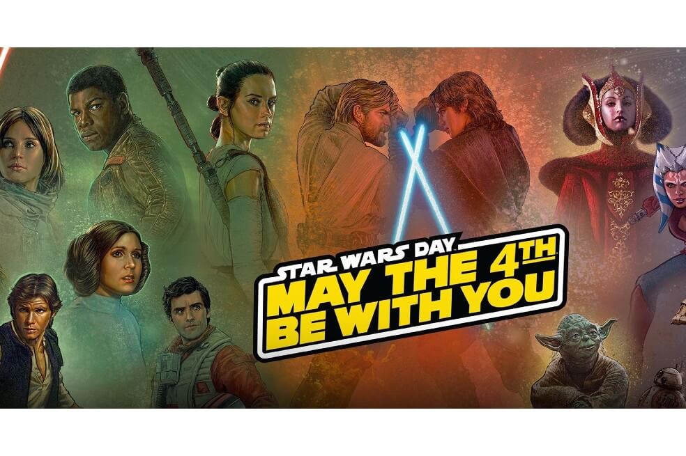 El show es denominado “May the 4th be with you!”.