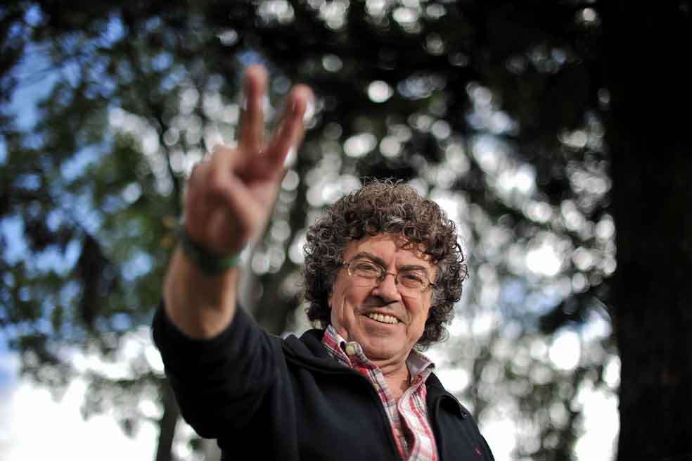 Desde Bogotá, Piero expresó que el proyecto por la recuperación de la memoria no ha llegado a su fin. / Luis Ángel