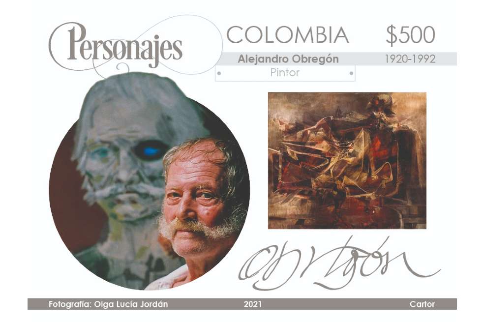 El pintor Alejandro Obregón, quien fue miembro del Grupo de Barranquilla.