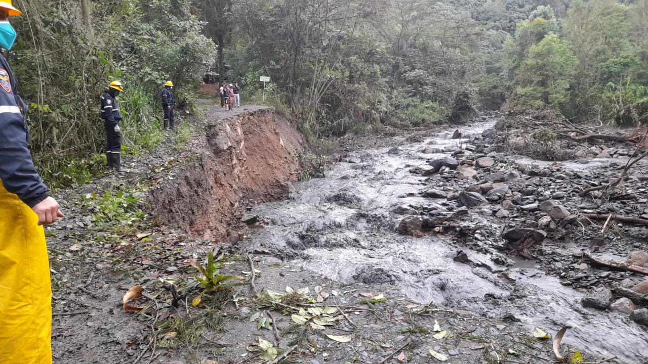 Emergencia por temporada de lluvias en Pacho, Cundinamarca.