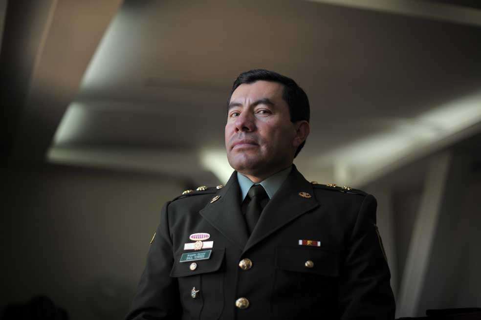 El director del Inpec, general Saúl Torres, destituyó al director de la cárcel El Pedregal por esta fuga. / Andrés Torres