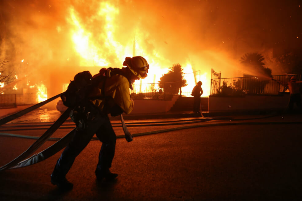 En 2018 se registraron los peores incendios forestales en California. / AFP