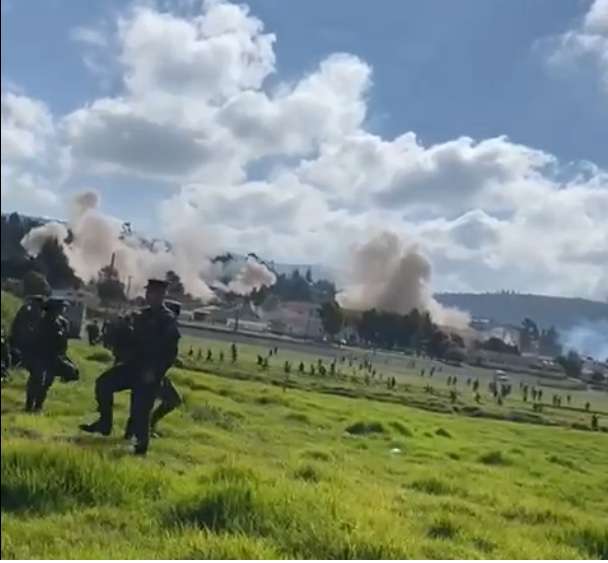 Las imágenes corresponden al atentado ocurrido el pasado 8 de noviembre en Tunja, y no a un nuevo evento de terrorismo en Bogotá.