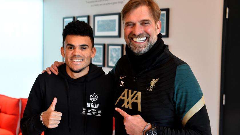 Luis Díaz y Jürgen Klopp compartieron en Liverpool dos temporadas y media. Juntos ganaron cuatro títulos.