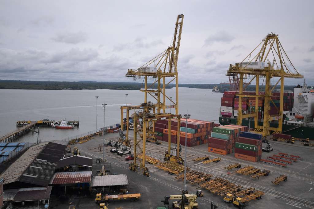 Puerto de Buenaventura, uno de los más importantes de Colombia.
