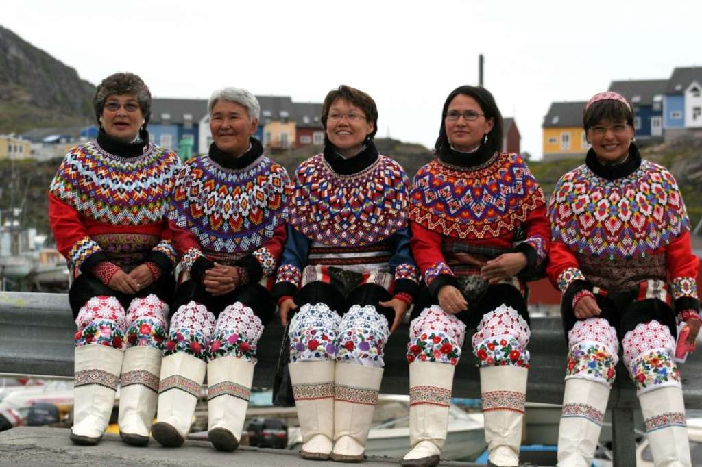 Mujeres inuit en Groenlandia