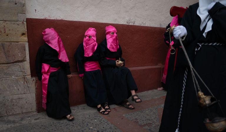 Semana Santa en Tunja, procesión de Jueves Santo.