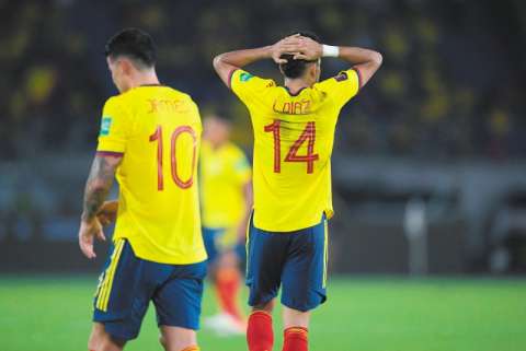 Colombia, de espaldas al gol y al buen fútbol