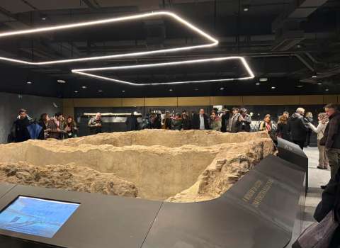 Así es la nueva estación de metro de Roma excavada: muestra “tesoros” encontrados