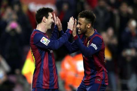 Barcelona aplastó a Levante con triplete de Lionel Messi