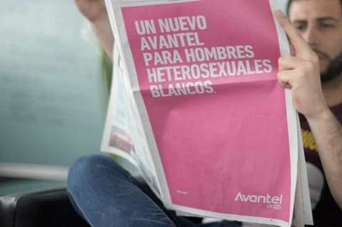 ¿Qué quiso decir Avantel con la polémica publicidad de “hombres heterosexuales blancos”?