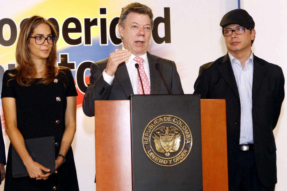 La consejera Gina Parody también salió victoriosa de la reunión de ayer. El presidente Santos no le quitó la vocería de los temas Nación-Distrito. / Archivo