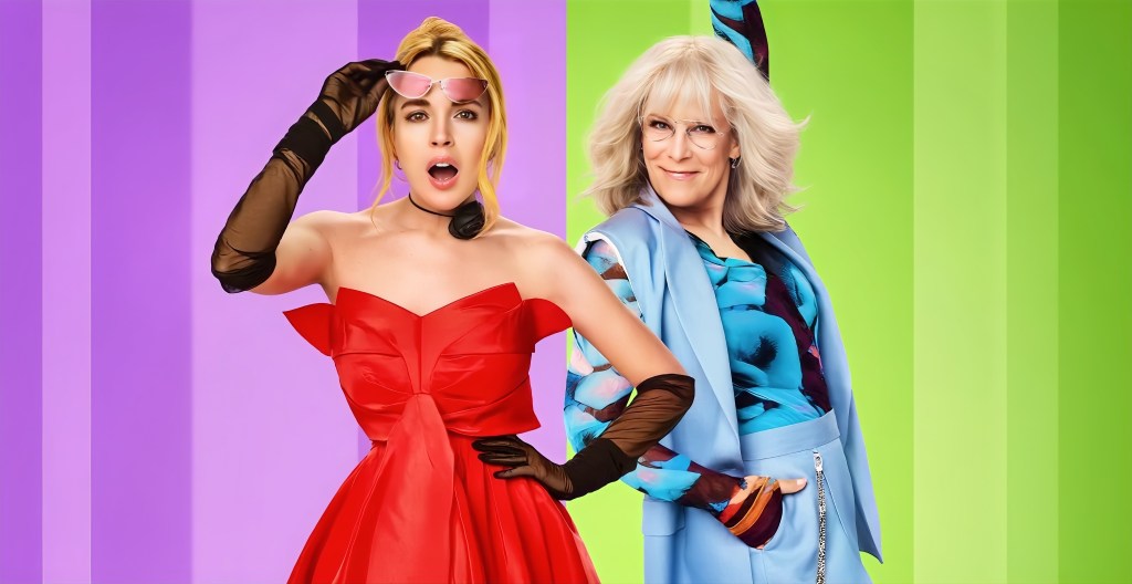 Lindsay Lohan y Jamie Lee Curtis en 'Un viernes de locos 2', la nueva película de Disney.