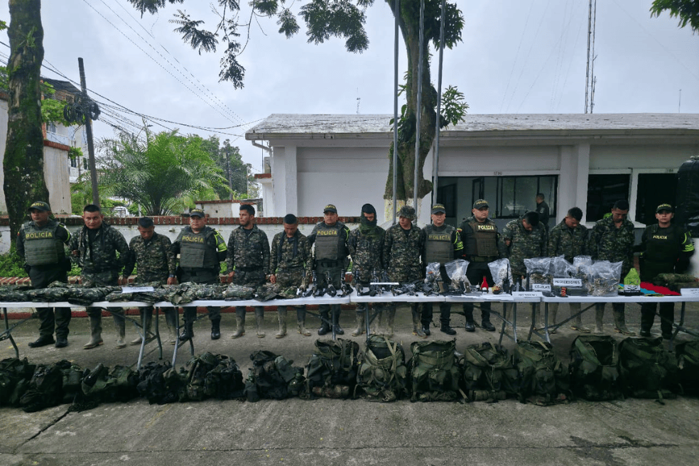 Capturan a nueve presuntos miembros del grupo armado “Comandos de Frontera”.