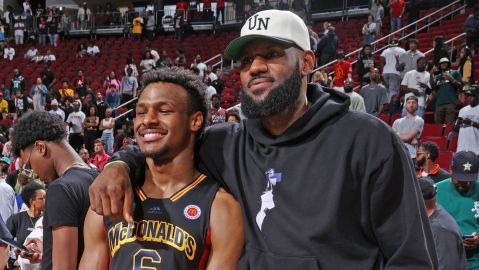 Los Lakers cumplen el sueño de LeBron James eligiendo a su hijo Bronny