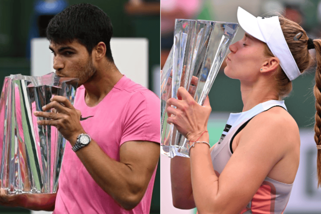 Carlos Alcaraz y Elena Rybakina fueron los campeones del Masters 1.000 de Indan Wells 2023.