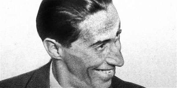 El retrato más clásico de Miguel Ángel Osorio Benítez, que pasó a la historia de la literatura como el poeta Porfirio Barba Jacob (1883-1942). / Cortesía Alfaguara