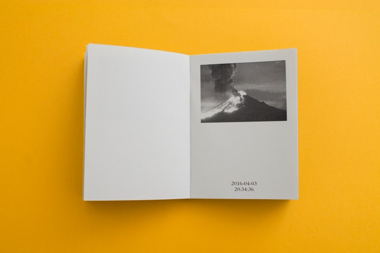 La erupción del Popocatéptl en formato flipbook