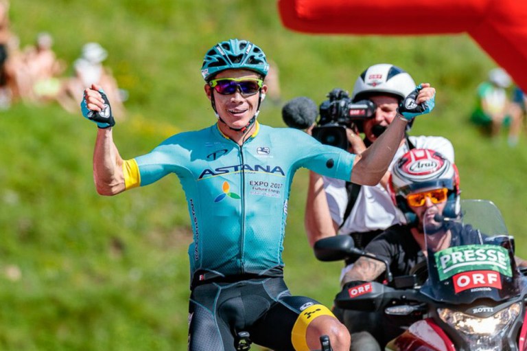 Miguel Ángel López se quedó con la última etapa de la Vuelta a Burgos