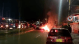 Capturaron a hombre que incendió su moto luego de que la subieron a grúa en Cali
