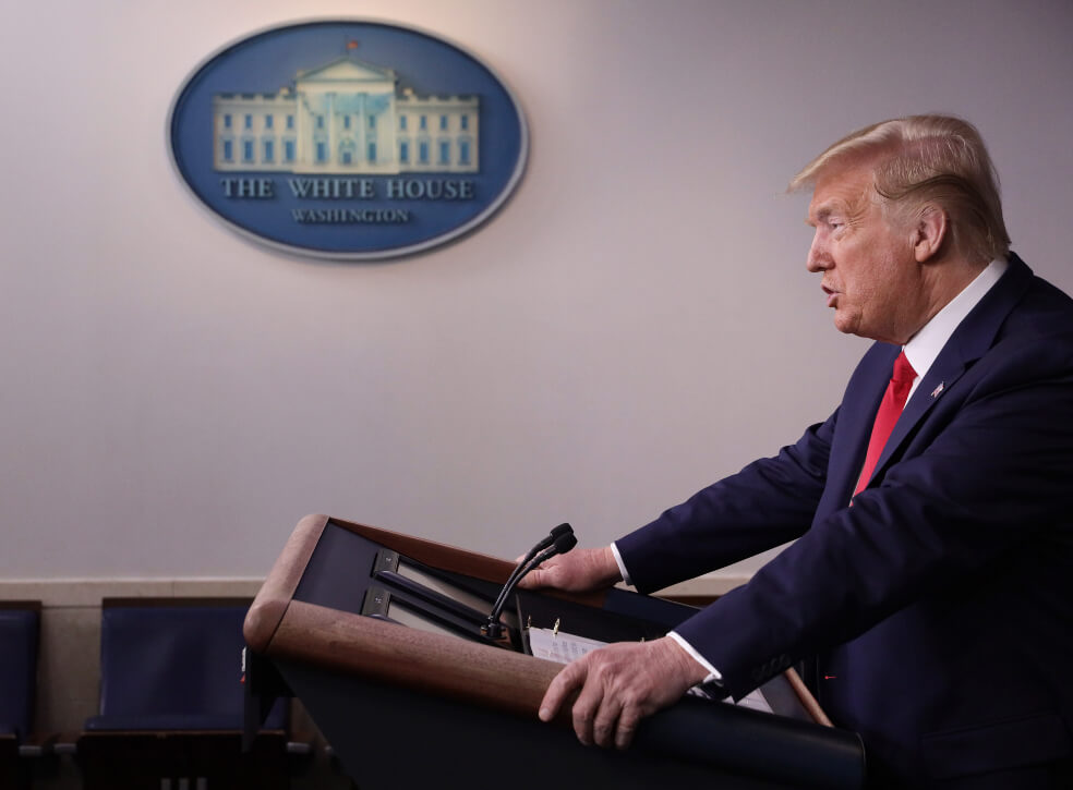 El presidente de Estados Unidos, Donald Trump. / AFP
