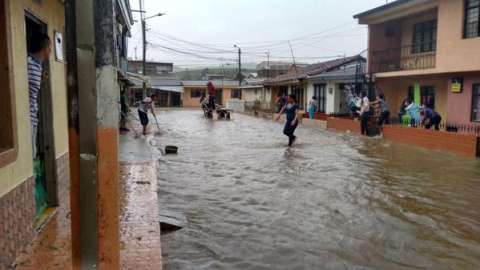 Fuerte vendaval en Popayán