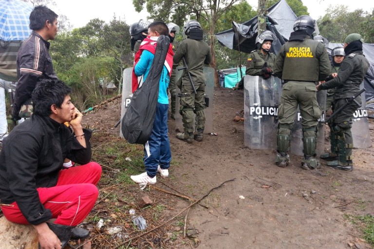 Un desalojo en Monserrate por razones ambientales