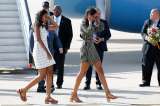 Las hijas de Michelle y Barack Obama revolucionan Madrid