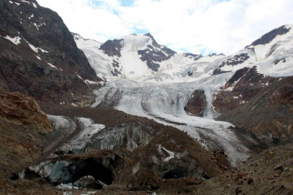 Los microplásticos fueron encontrador en el glaciar de Forni, en los Alpes italianos. / Universidad Estatal de Milán
