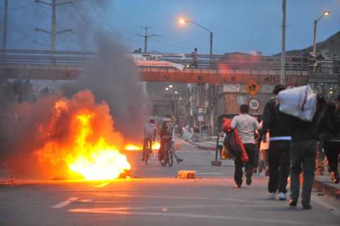 Por bloqueos en Bogotá, piden no sacar basura