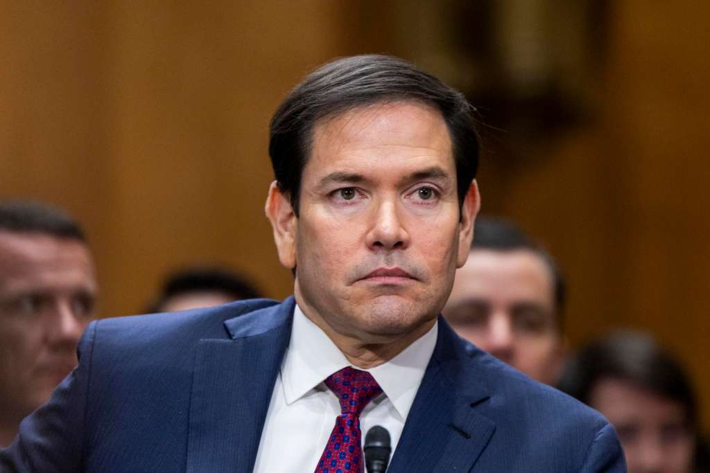 WASHINGTON (United States), 28/01/2026.- US Secretary of State Marco Rubio testifies before a Senate Foreign Relations Committee hearing to examine US policy towards Venezuela on Capitol Hill in Washington, DC, USA, 28 January 2026. Bipartisan lawmakers have voiced concerns over the US administration's operations in Venezuela, including the capture of Venezuelan President Nicolas Maduro and his wife. EFE/EPA/SHAWN THEW