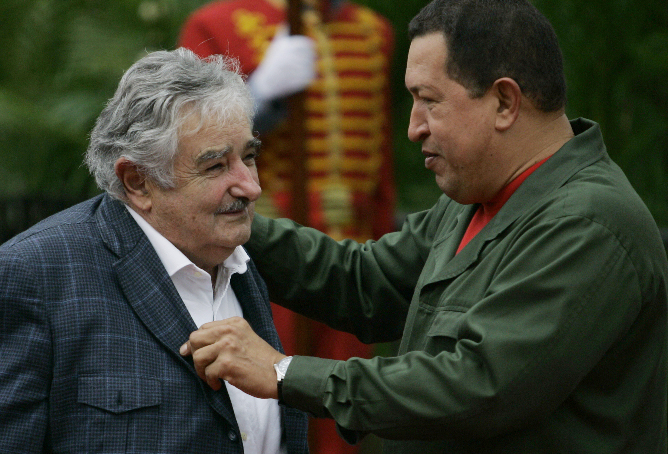 Pepe Mujica con líderes Mundiales