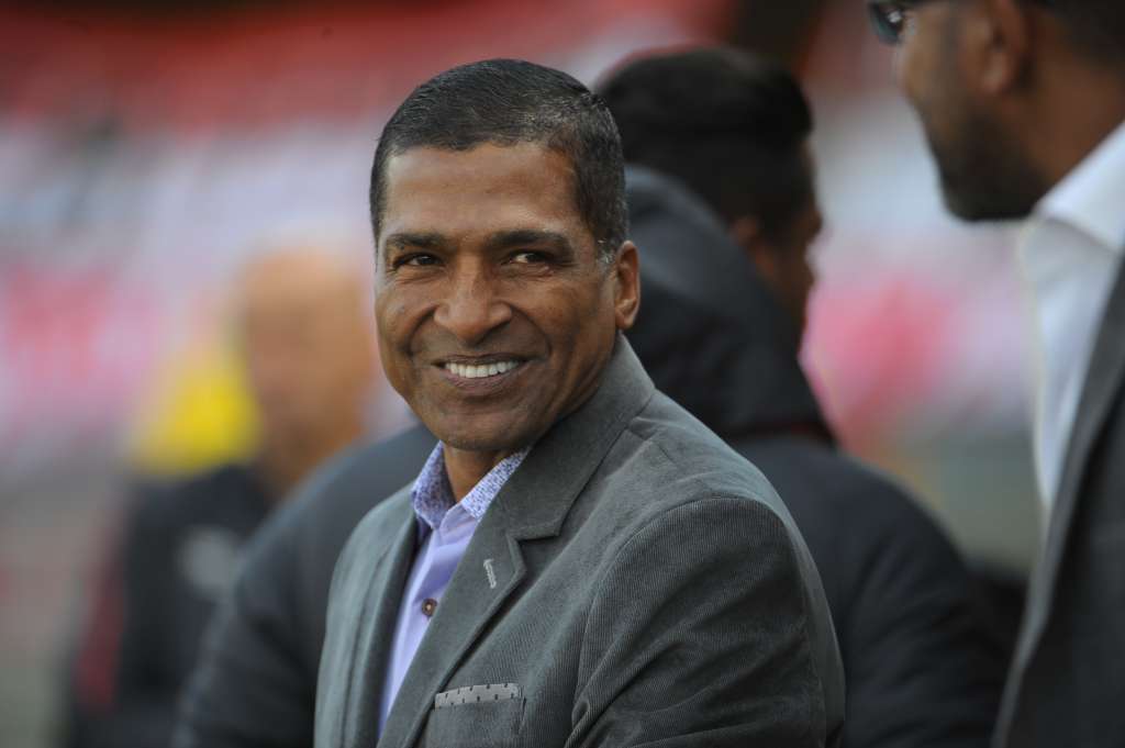 Exfutbolista y director técnico colombiano que dirige a Santa Fe, en el partido ante Chicó por la primera fecha  de la Liga Águila II 2016.