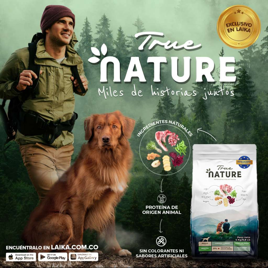 True Nature es una fórmula elaborada especialmente con antioxidantes de origen natural que favorecen tanto el desarrollo como la nutrición de la mascota.