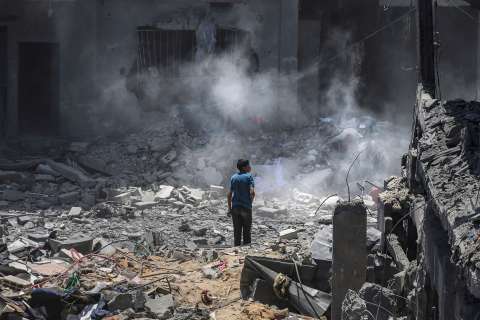 En promedio diez niños pierden “una o dos piernas” cada día en Gaza, según la ONU