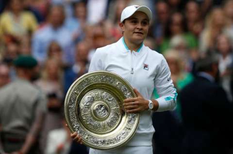 Ashleigh Barty, campeona del Abierto de Wimbledon