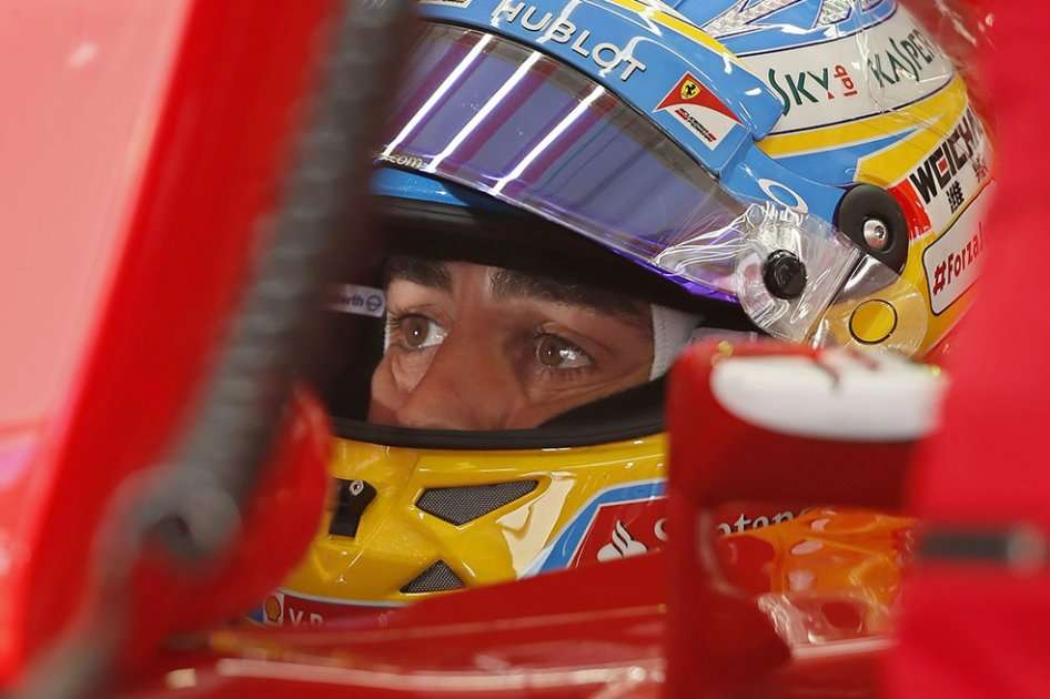 Fernando Alonso, piloto de Ferrari.//AFP