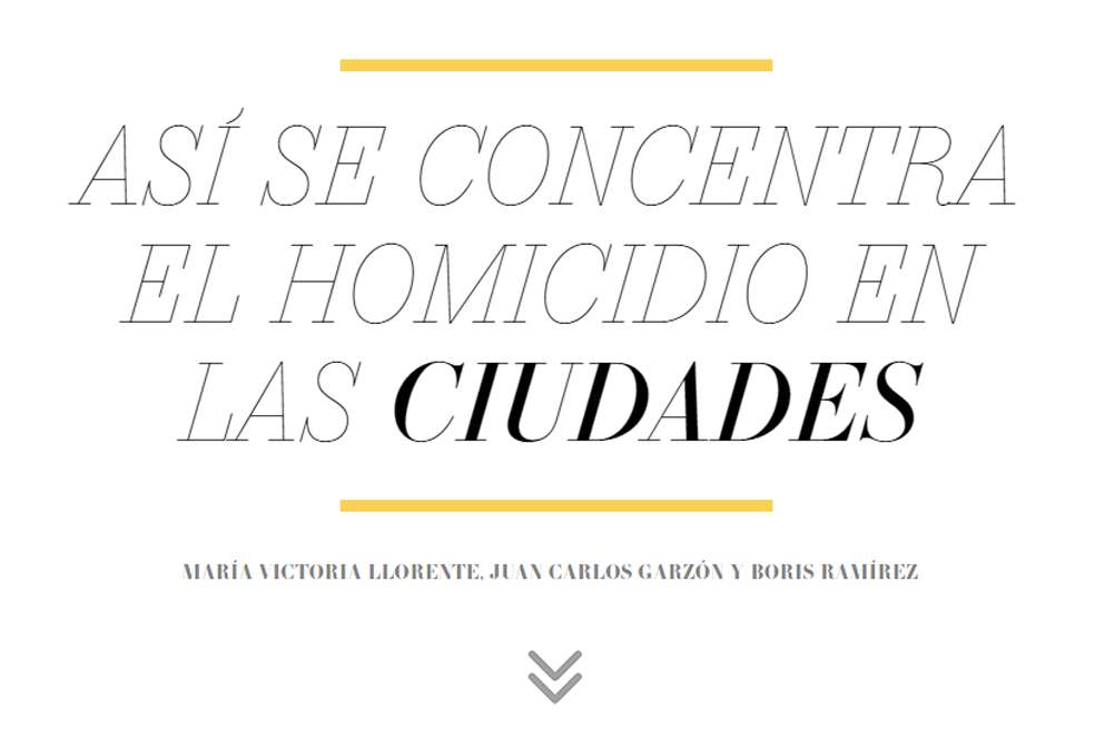 Homicidio en las ciudades