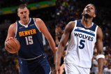 Para los amantes del baloncesto: Anthony Edwards vs. Nikola Jokić en los playoffs de la NBA