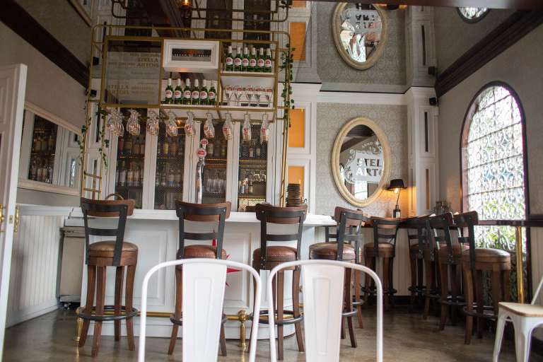 Restaurante Nueve, en Bogotá.