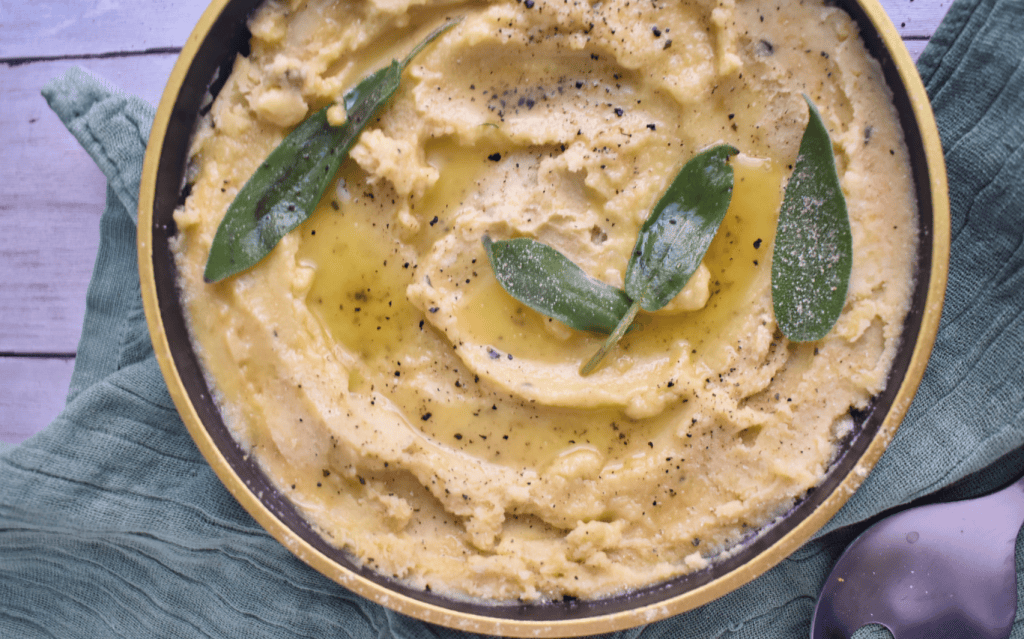 Puré de papa sin lácteos