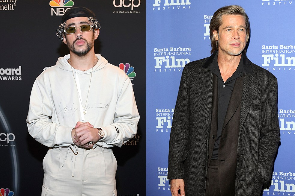 Bad Bunny y Brad Pitt
