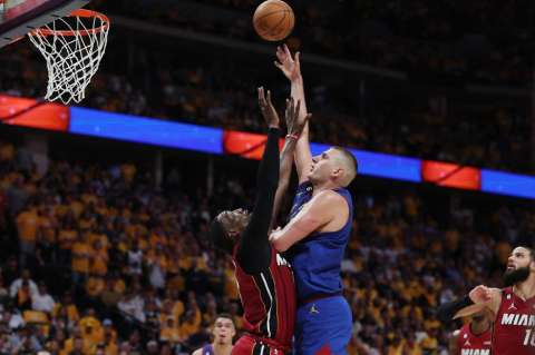 Final de la NBA: Denver fue un terremoto para Miami en el primer juego