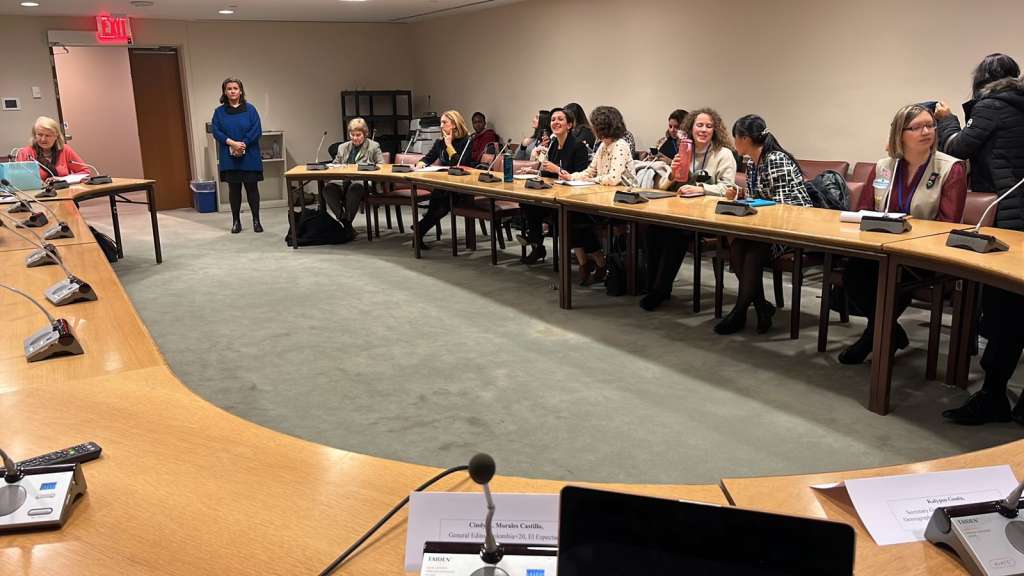 Las mujeres escribimos la historia fue presentado como un ejemplo de la inclusión de las mujeres en la construcción de paz.